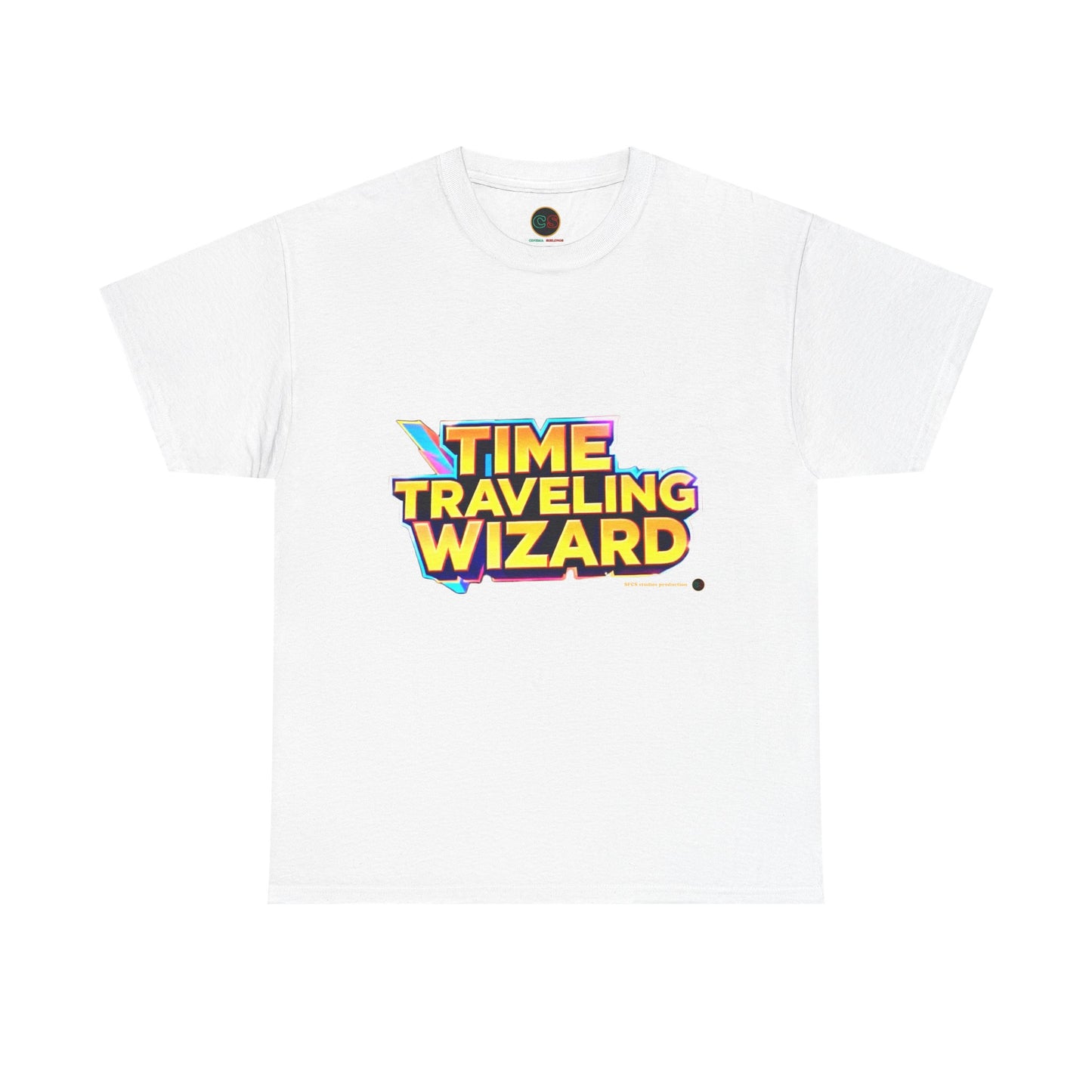 Time Traveling Wizard - Unisex Heavy Cotton Tee - Cinema Siblings - The Abandons: The Worst Western Ever Made