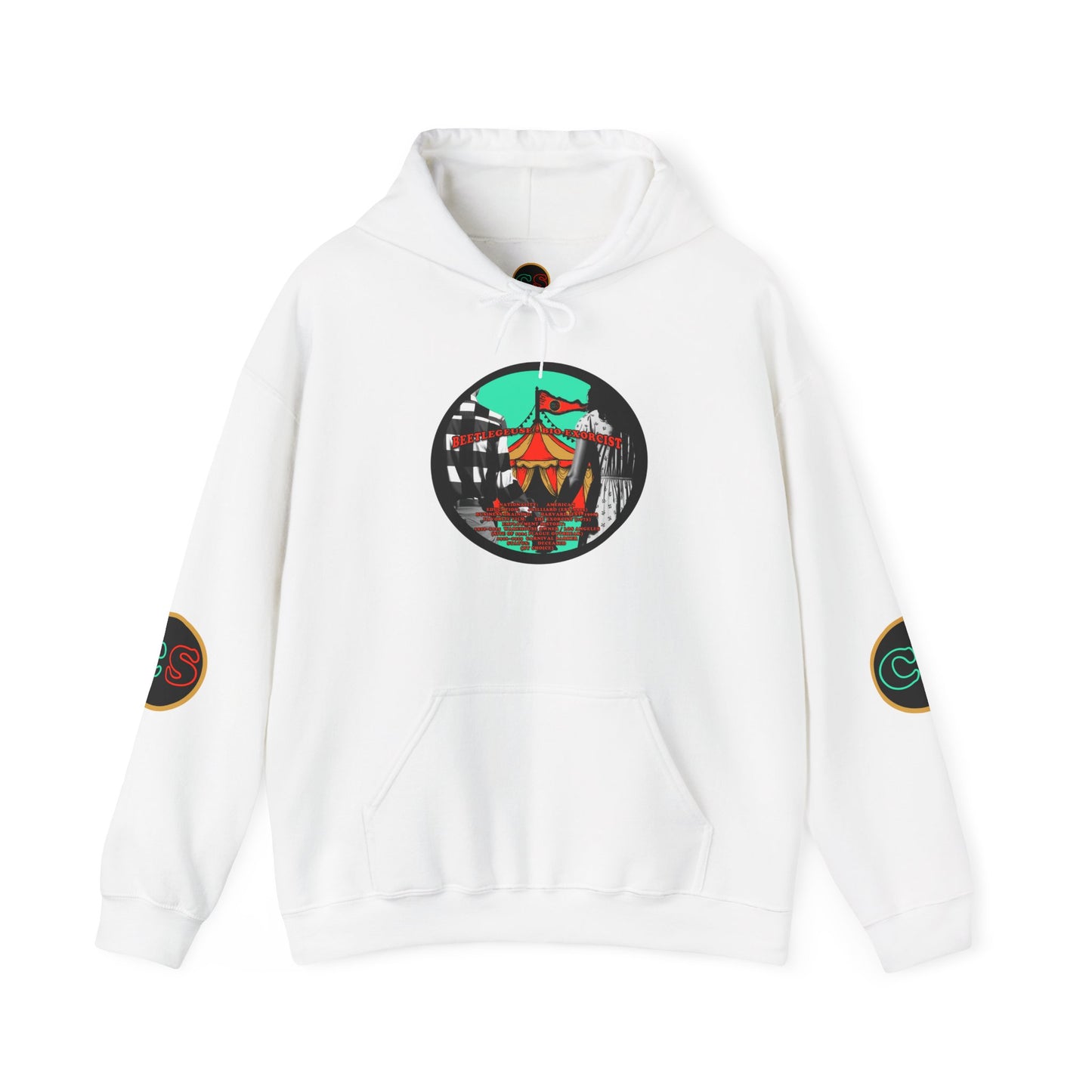 Demonic Resume Hoodie Hooded Sweatshirt Cinema Siblings Beetlejuice - Beetlejuice Beetlejuice Malice for Motherhood