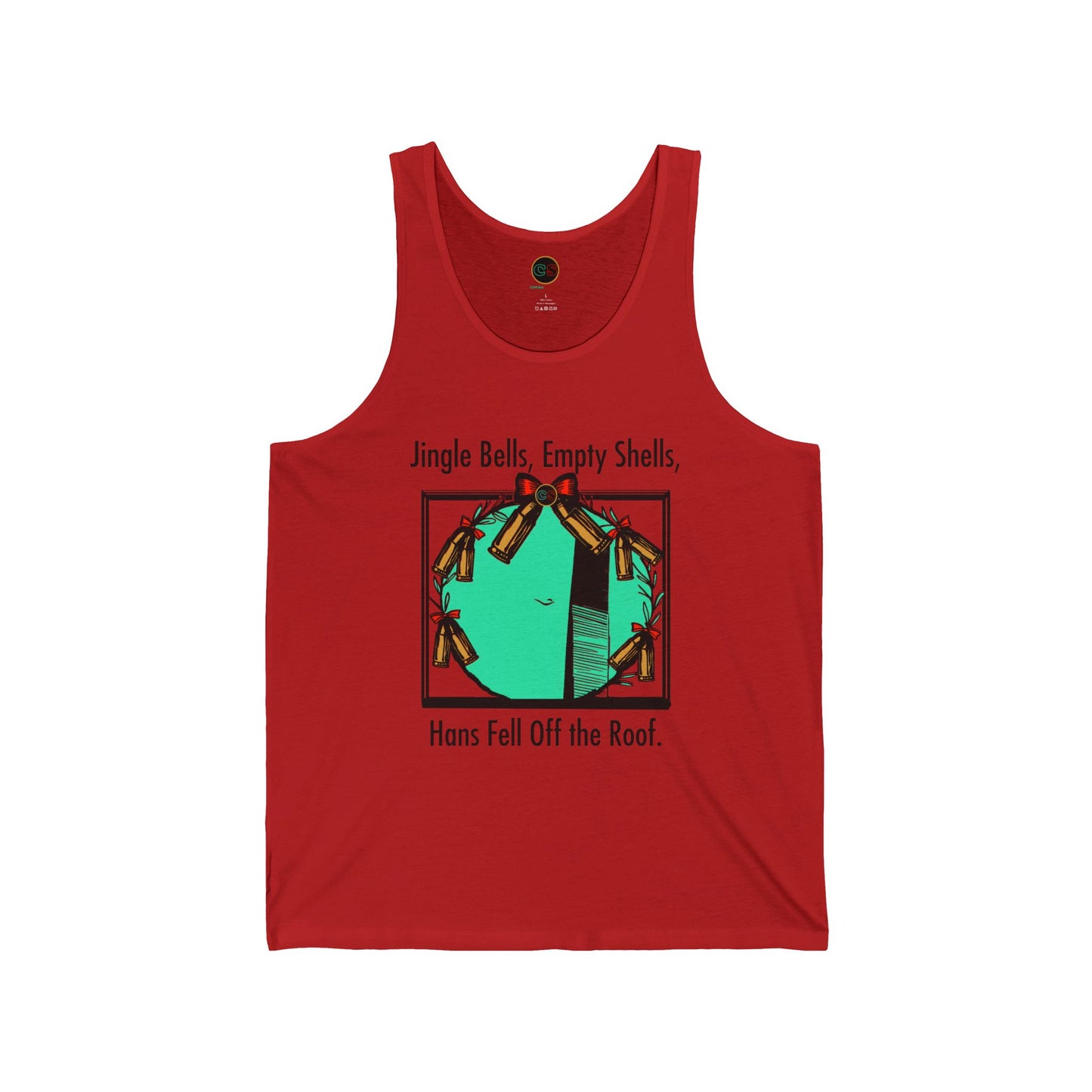Jingle Shells Unisex Jersey Tank Cinema Siblings Episode Die Hard - Is Holly the Bad Guy?