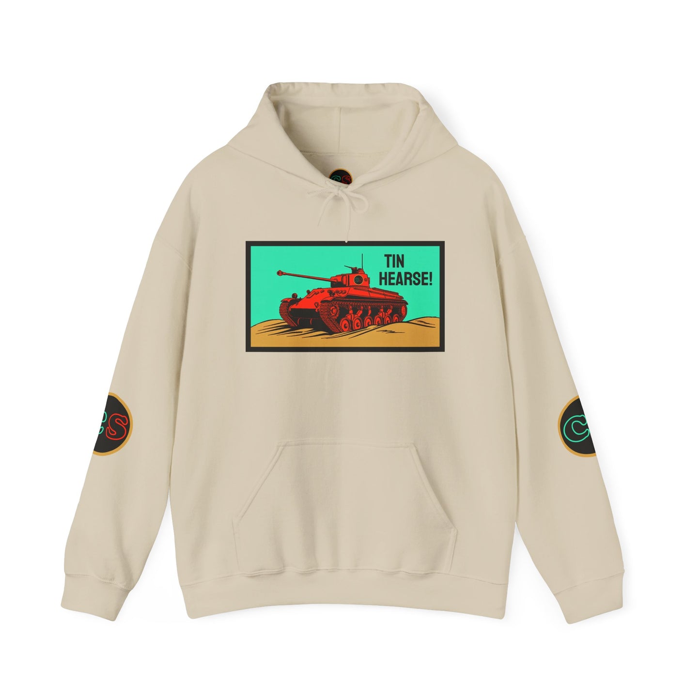 Tin Hearse! Hoodie Hooded Sweatshirt Cinema Siblings Sahara (1942) - Moses or Aragon