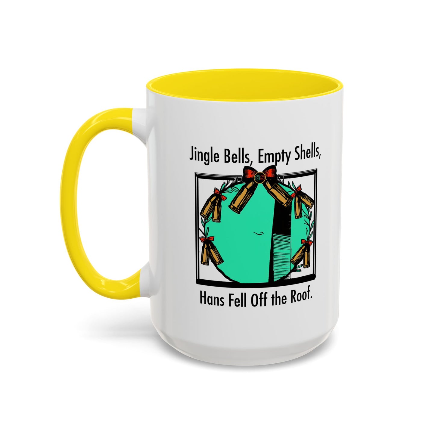 Jingle Shells Accent Coffee Mug Cinema Siblings Episode Die Hard - Is Holly the Bad Guy?