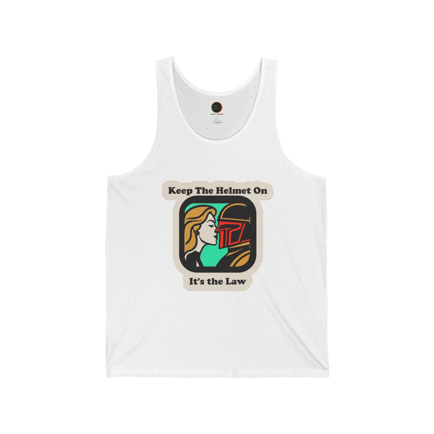 Keep the Helmet On Unisex Jersey Tank Cinema Siblings Episode Dredd The Perfect Reboot