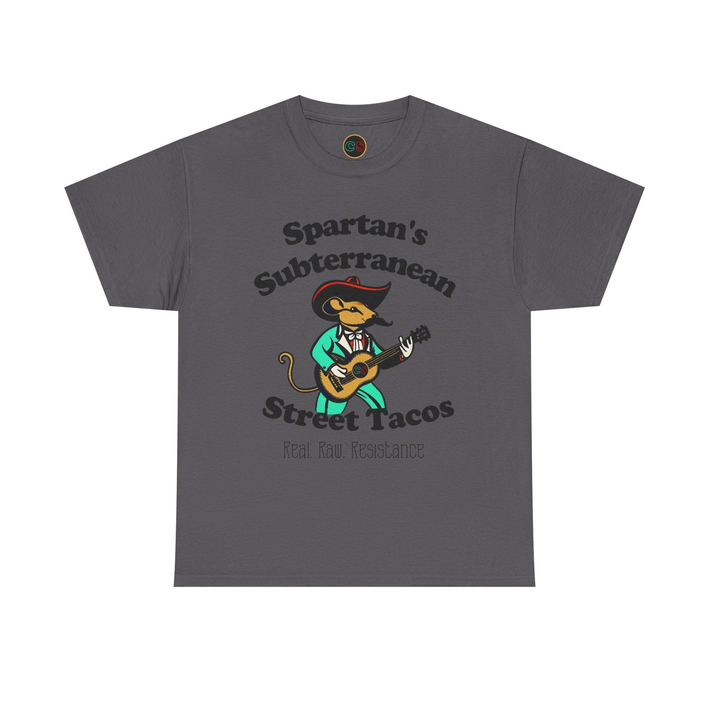 Spartan's Subterranean Tacos - Unisex Heavy Cotton Tee - Demolition Man Practically Prophesy