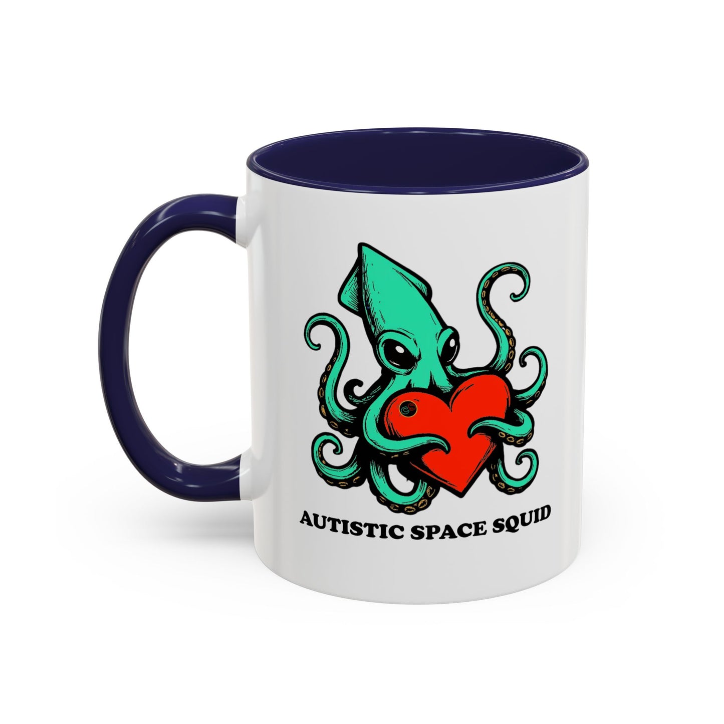 Autistic Space Squid Coffee Mug (11, 15oz) Cinema Siblings Galaxy Quest: The Search for Earnestness