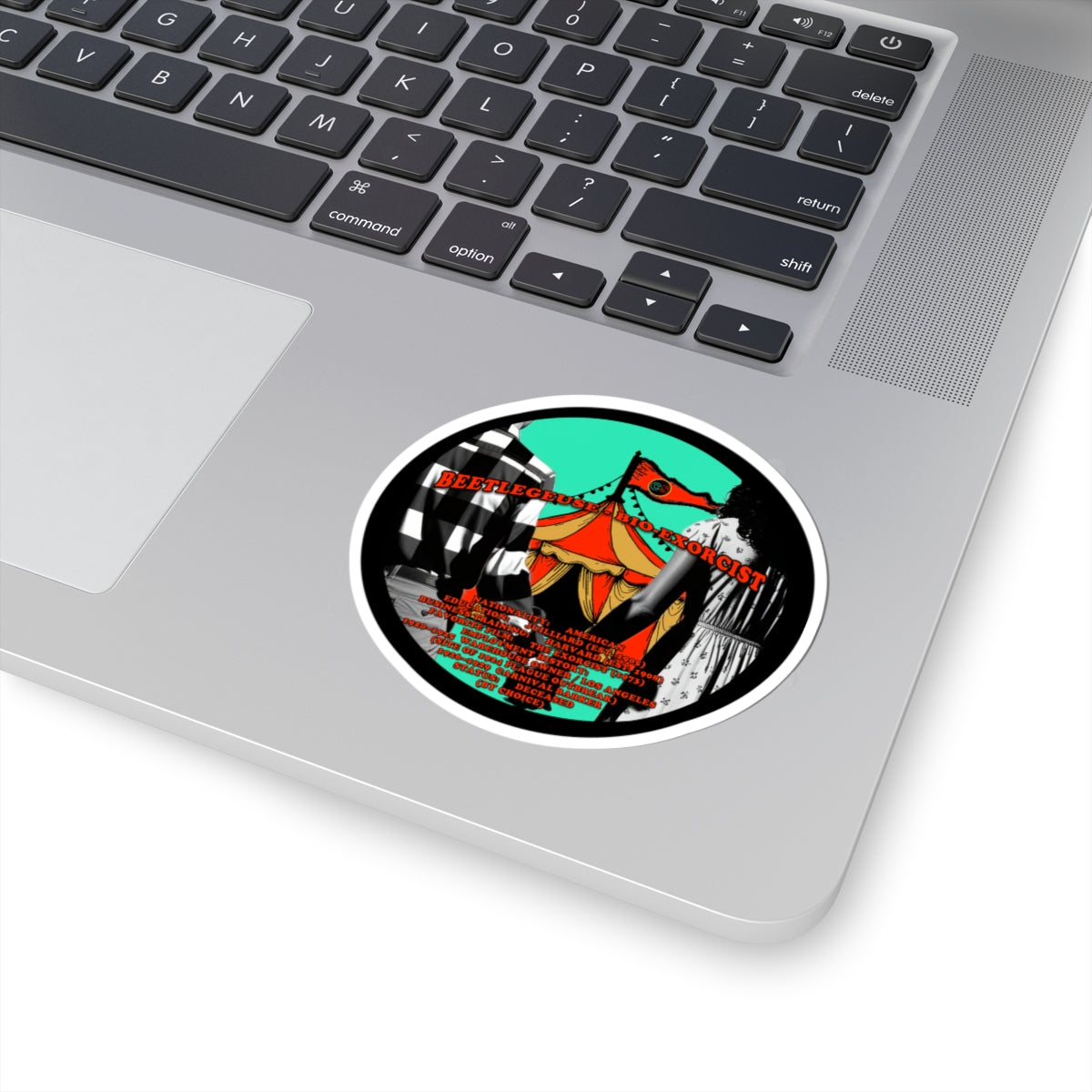 Demonic Resume Cinema Siblings Stickers - Multiple Sizes -Beetlejuice Beetlejuice Malice for Motherhood