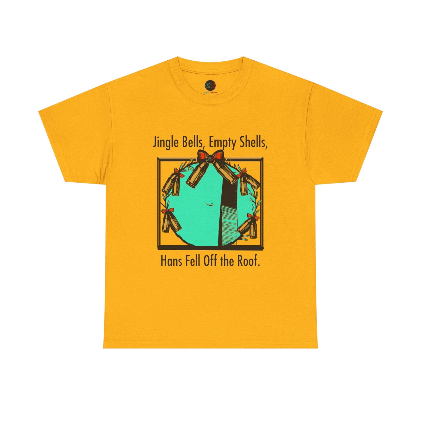 Jingle Shells Unisex Heavy Cotton Tee Cinema Siblings Episode Die Hard - Is Holly the Bad Guy?