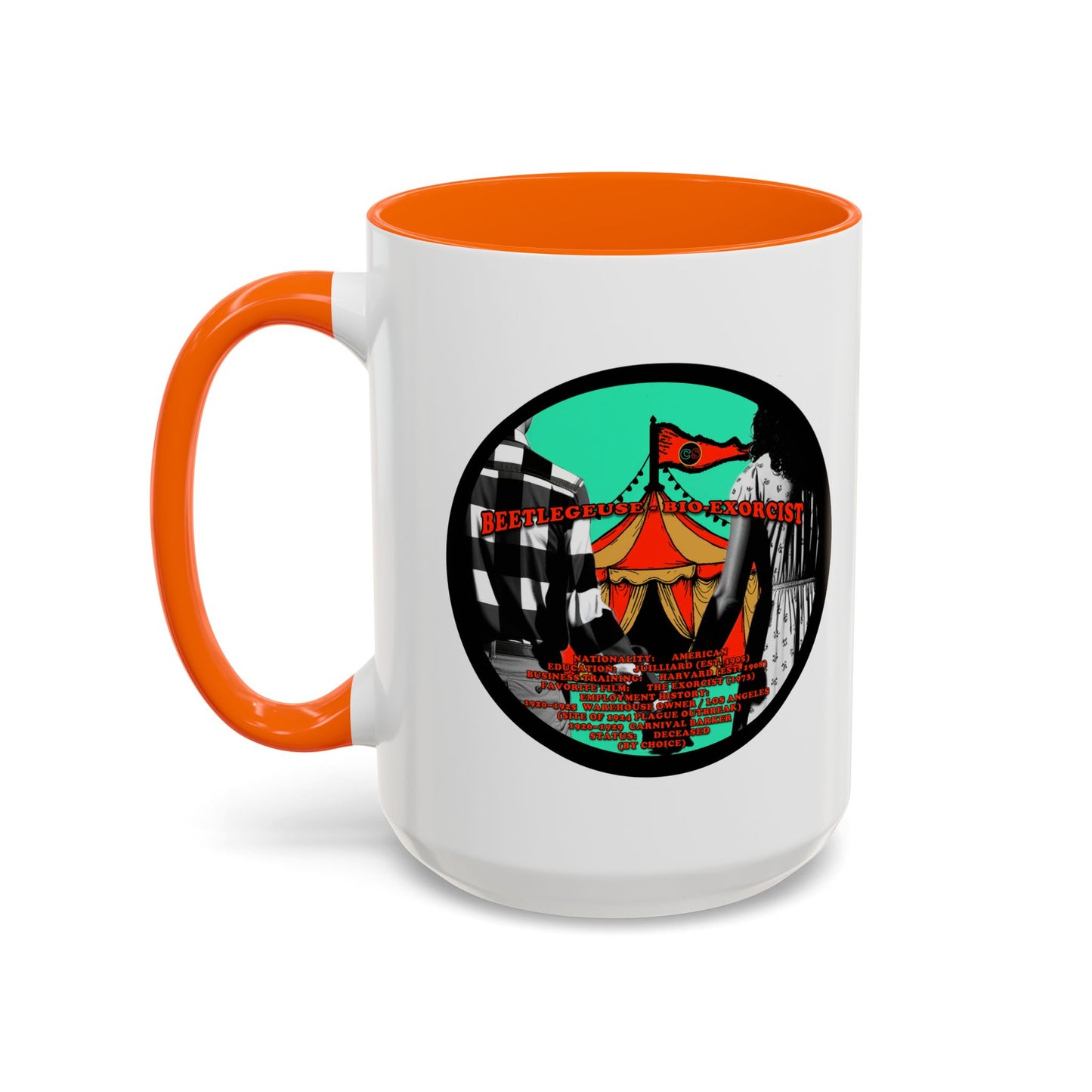 Demonic Resume Accent Coffee Mug Cinema Siblings Episode Beetlejuice Beetlejuice Malice for Motherhood