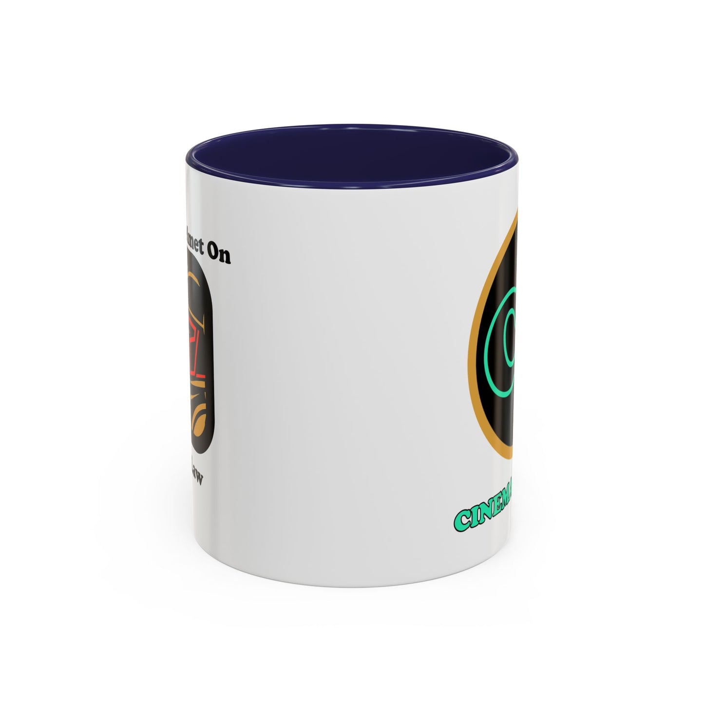 Keep the Helmet On Accent Coffee Mug Cinema Siblings Episode Dredd The Perfect Reboot