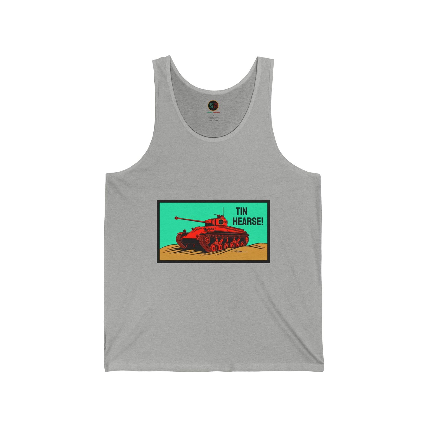 Tin Hearse! Unisex Jersey Tank Cinema Siblings Sahara (1942) - Moses or Aragon