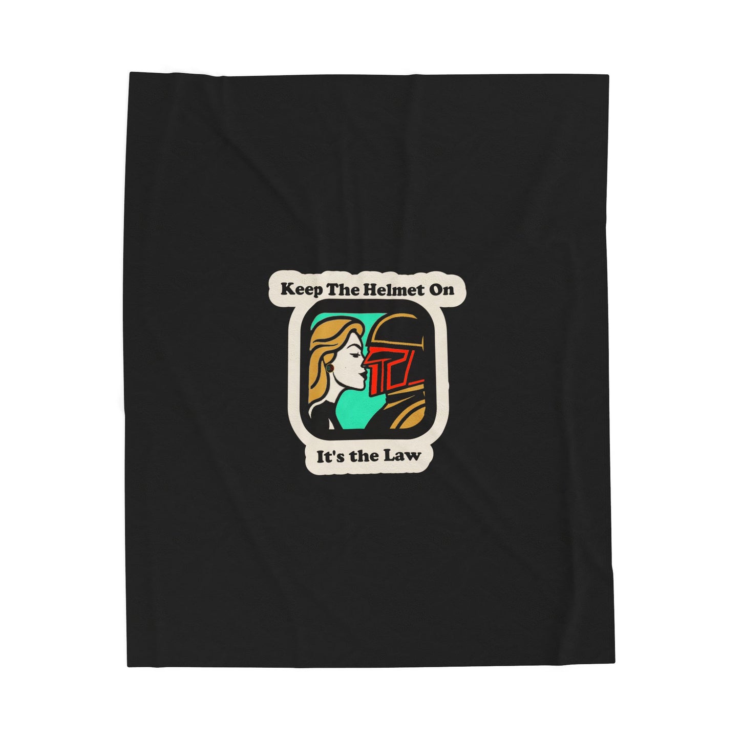 Keep the Helmet On Cinema Siblings Velveteen Plush Blanket - BLACK - Dredd  The Perfect Reboot
