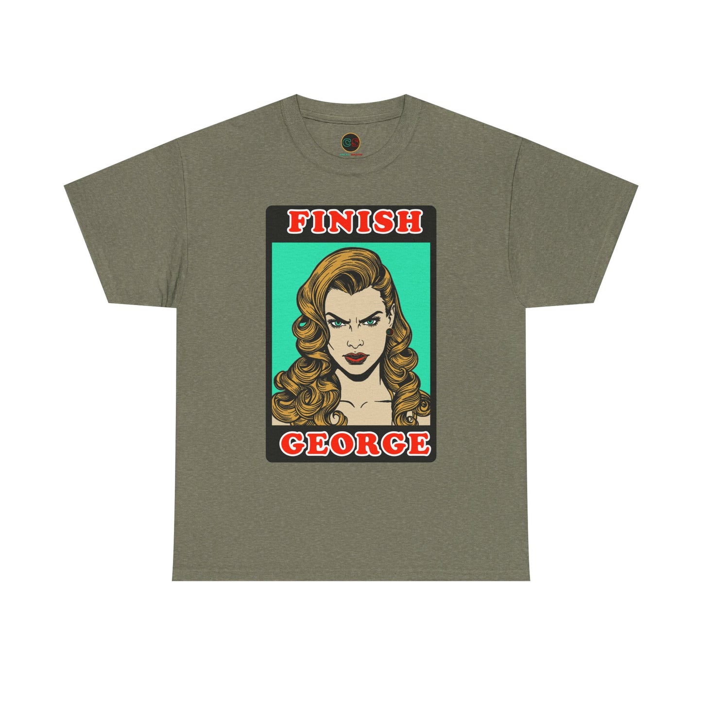 Finish George - Unisex Heavy Cotton Tee - Cinema Siblings - Stranger Things - Shutter Island Will - Fan Theory
