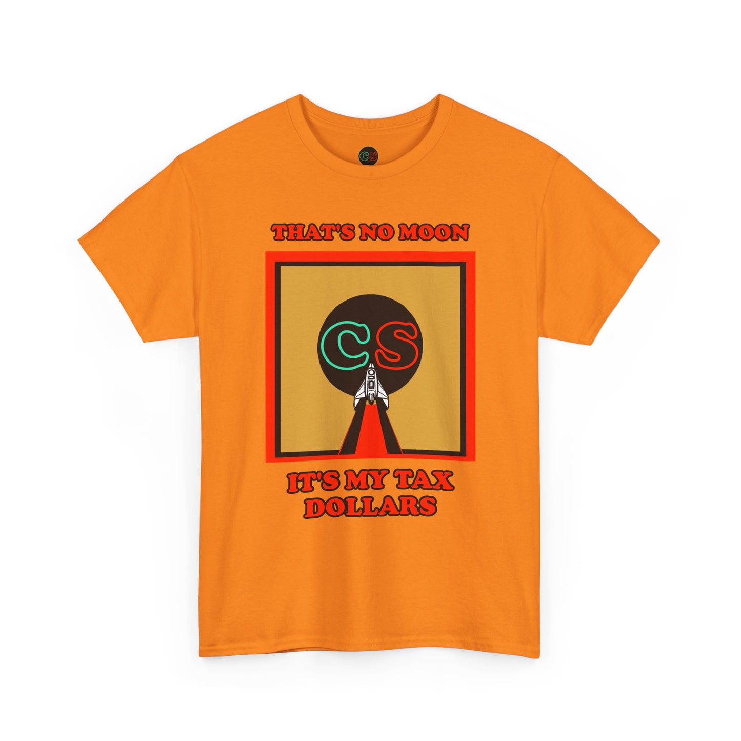That's No Moon - Unisex Heavy Cotton Tee Cinema Siblings Happy Reviewers Compare Project Hail Mary Movie to the Book by Andy Weir