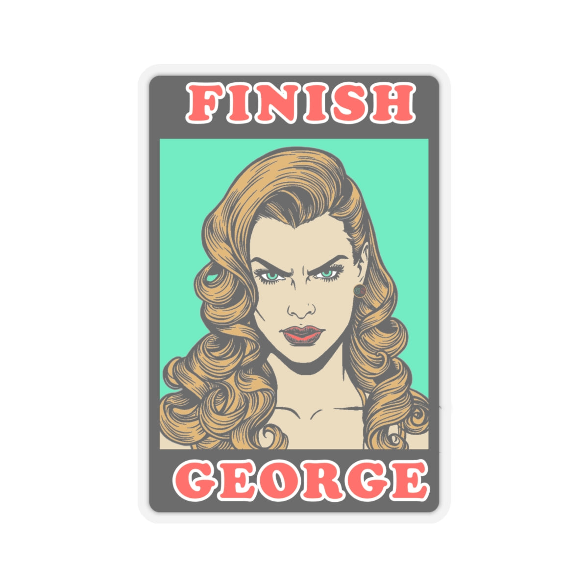 Hear Me Out - Cinema Siblings Stickers - Multiple Sizes - Bob was DONE DIRTY in Stranger Things