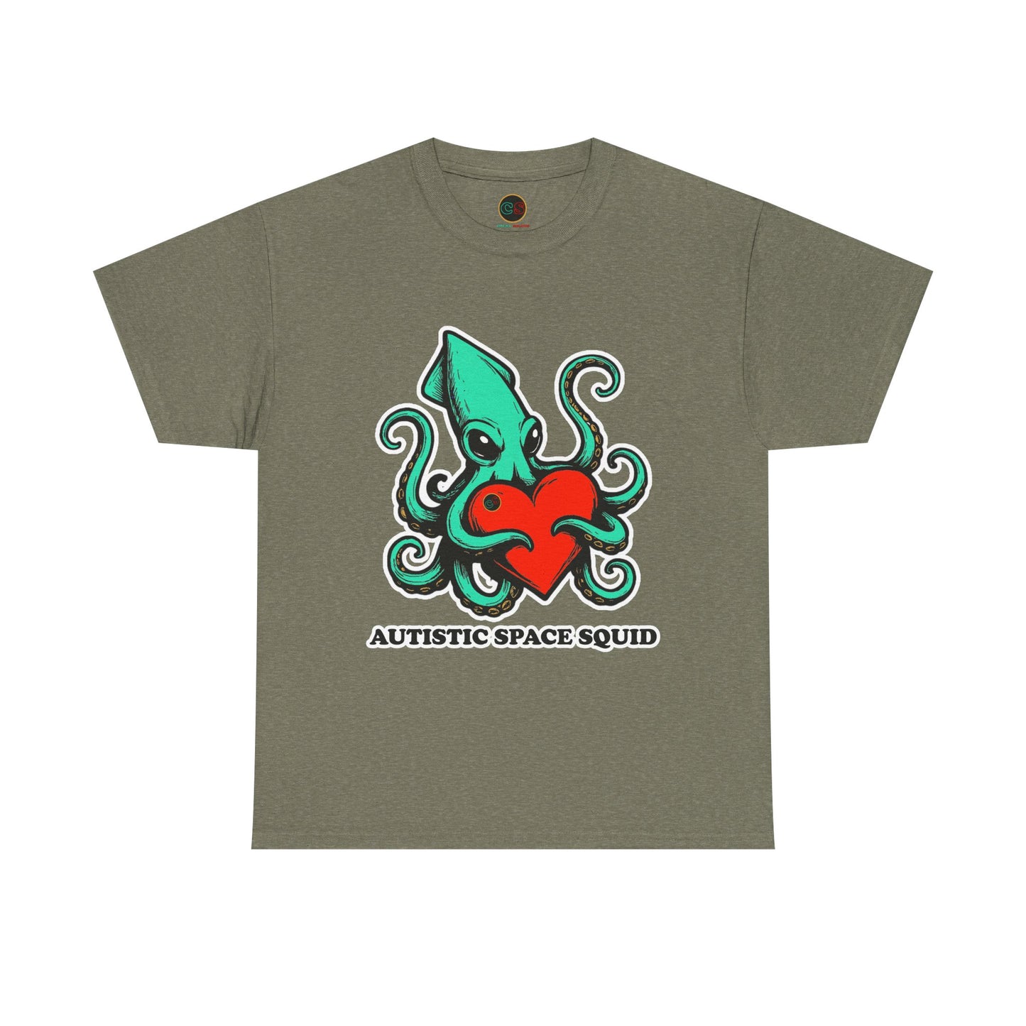 Autistic Space Squid Unisex Heavy Cotton Tee Cinema Siblings Galaxy Quest: The Search for Earnestness
