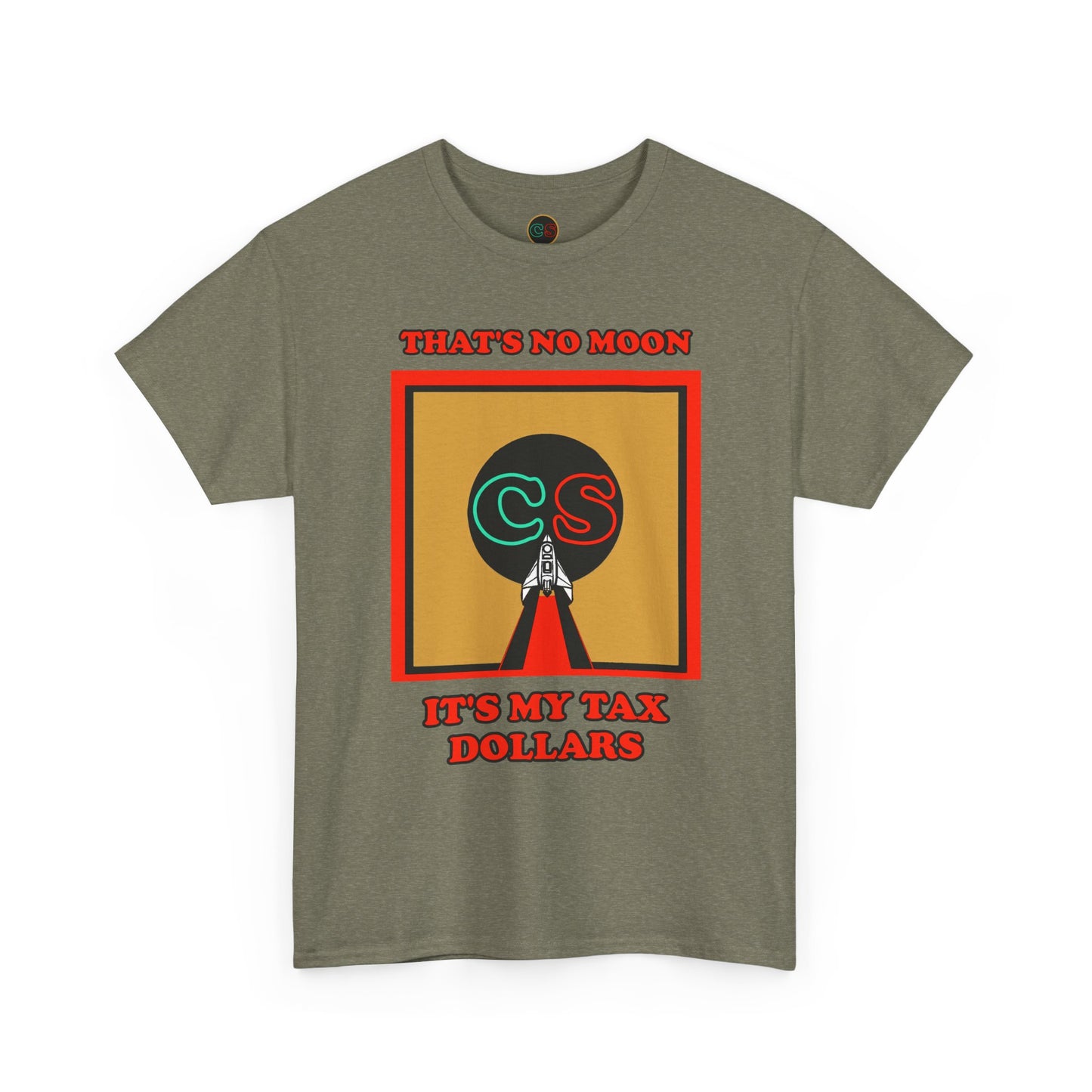 That's No Moon - Unisex Heavy Cotton Tee Cinema Siblings Happy Reviewers Compare Project Hail Mary Movie to the Book by Andy Weir