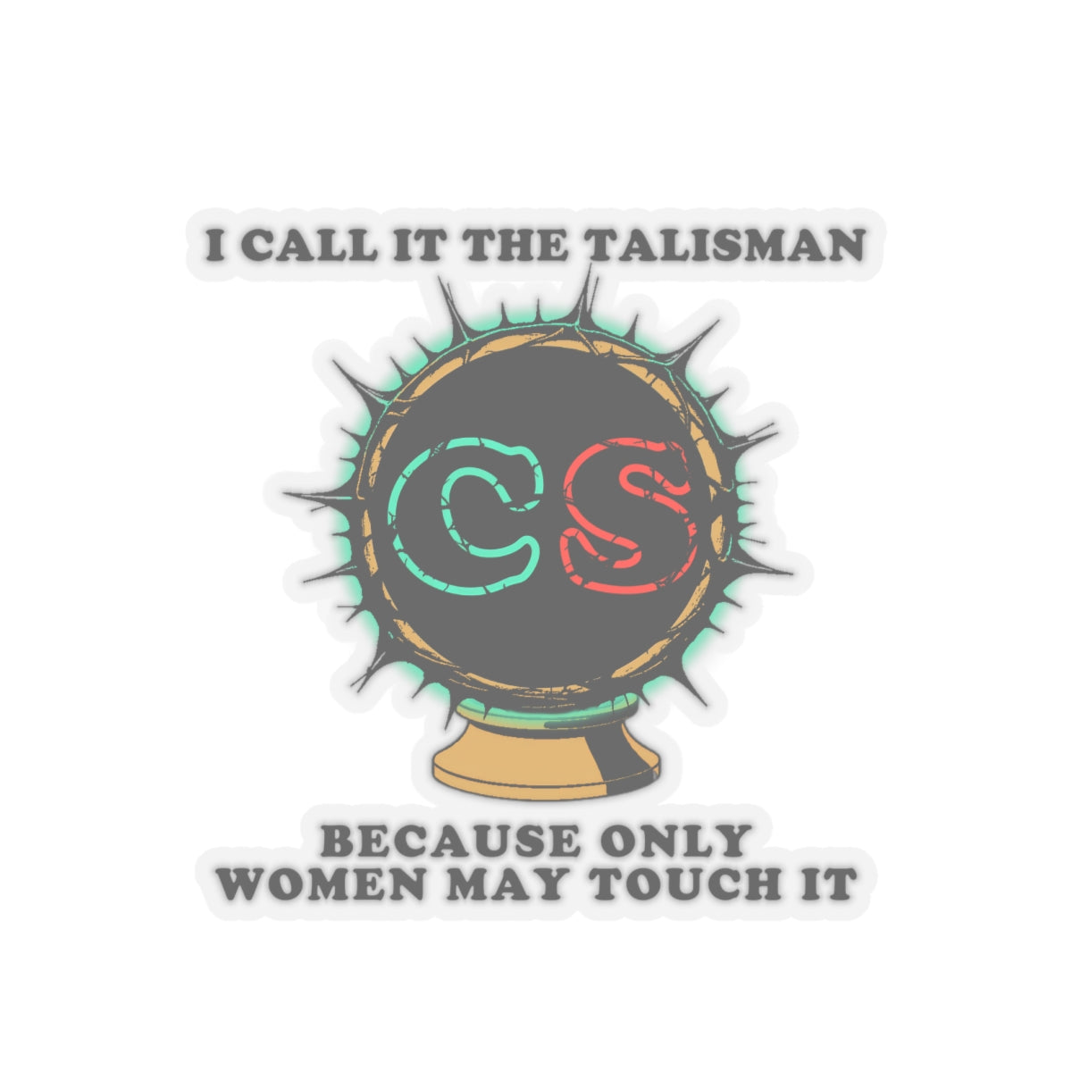 I call it the Talisman - Cinema Siblings Stickers - Multiple Sizes - Red Sonja 1985 - An Underrated Gem