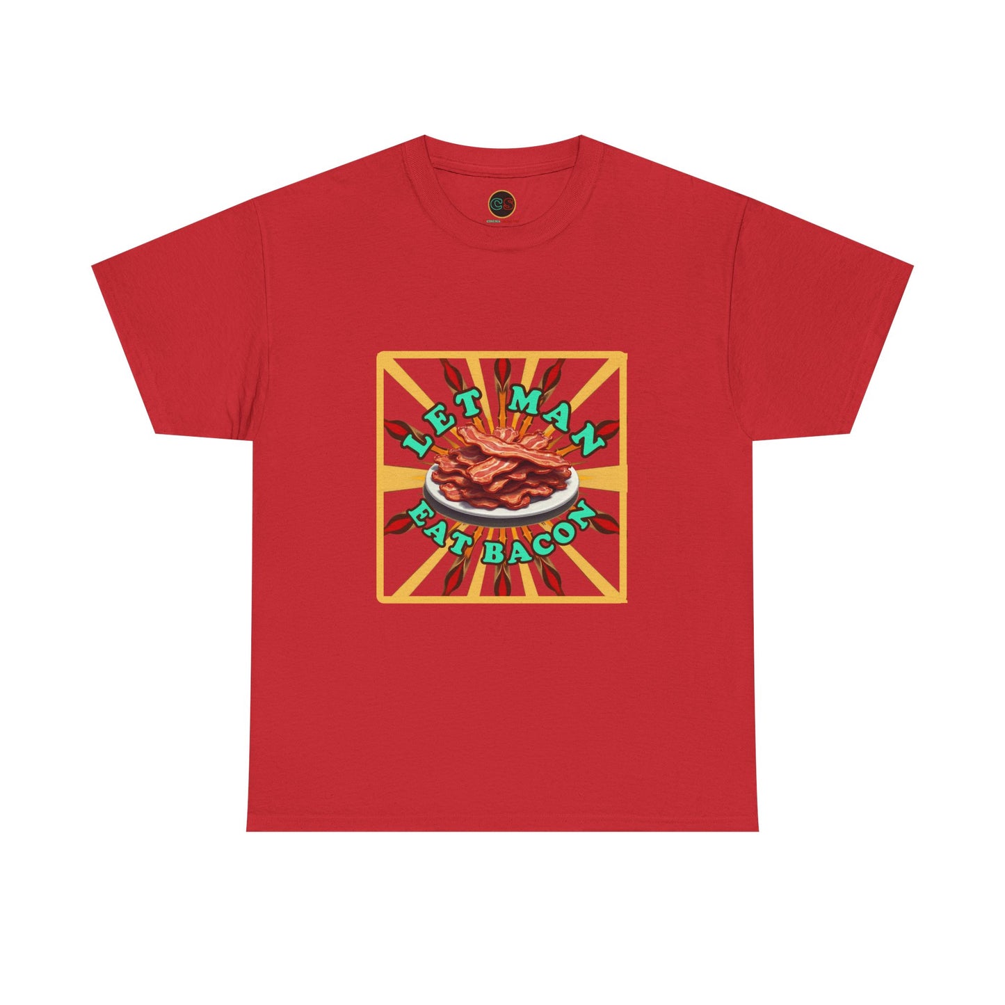 Let Man Eat Bacon - Unisex Heavy Cotton Tee Cinema Siblings - Stranger Things: Judging the Wheelers