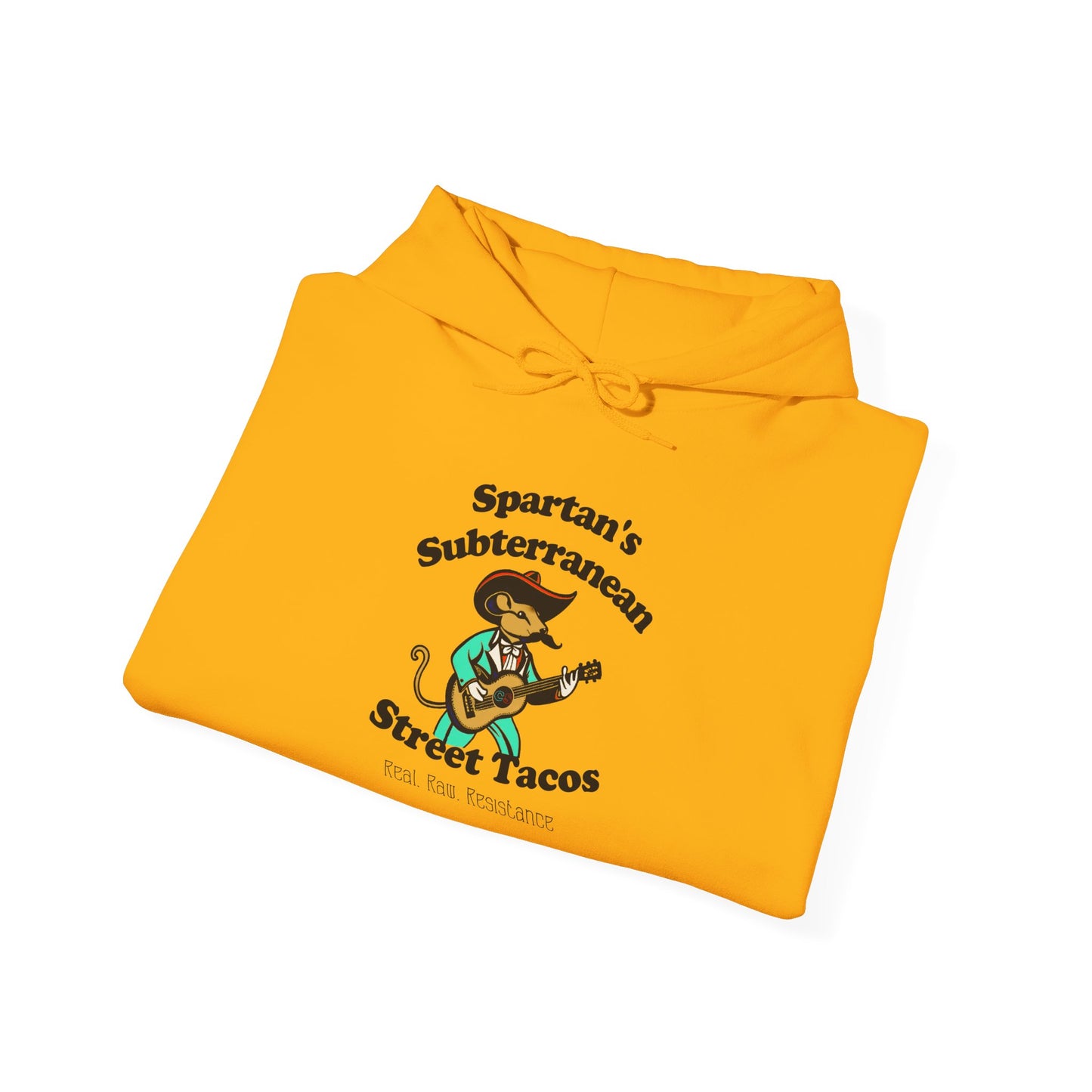 Spartan's Subterranean Tacos Unisex Heavy Blend™ Hooded Sweatshirt Demolition Man Practically Prophesy
