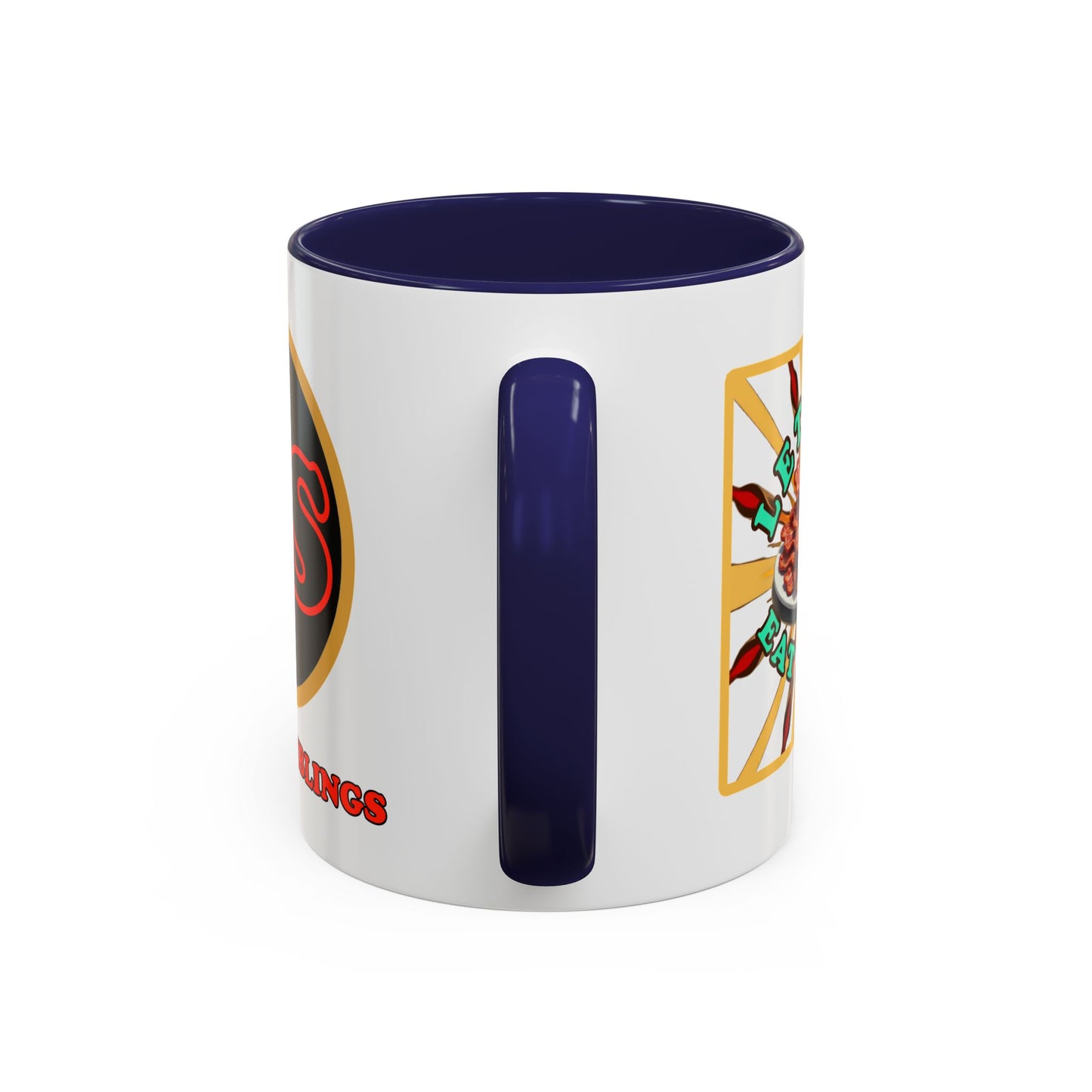 Let Man Eat Bacon - Coffee Mug (11, 15oz) Cinema Siblings - Stranger Things: Judging the Wheelers