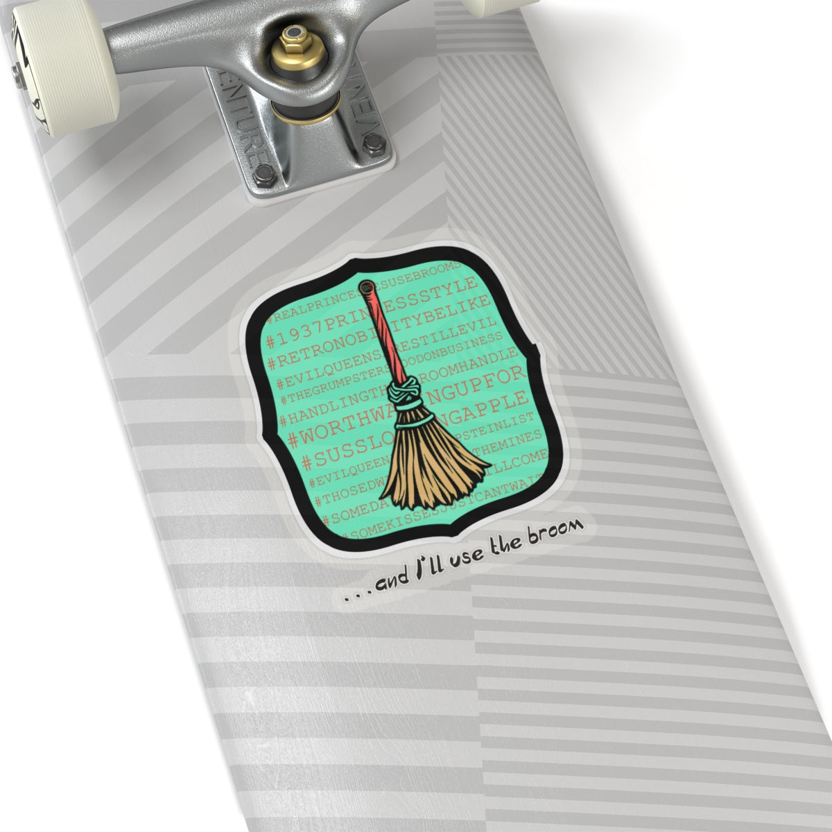 Snow White - Princess to Prop(paganda) Cinema Siblings Stickers - Multiple Sizes - and I'll Use the Broom