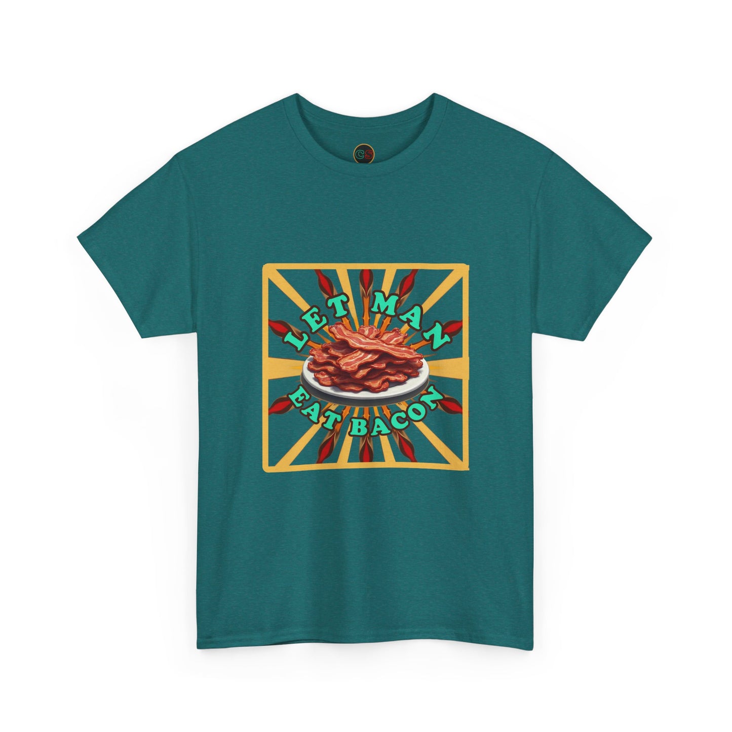 Let Man Eat Bacon - Unisex Heavy Cotton Tee Cinema Siblings - Stranger Things: Judging the Wheelers