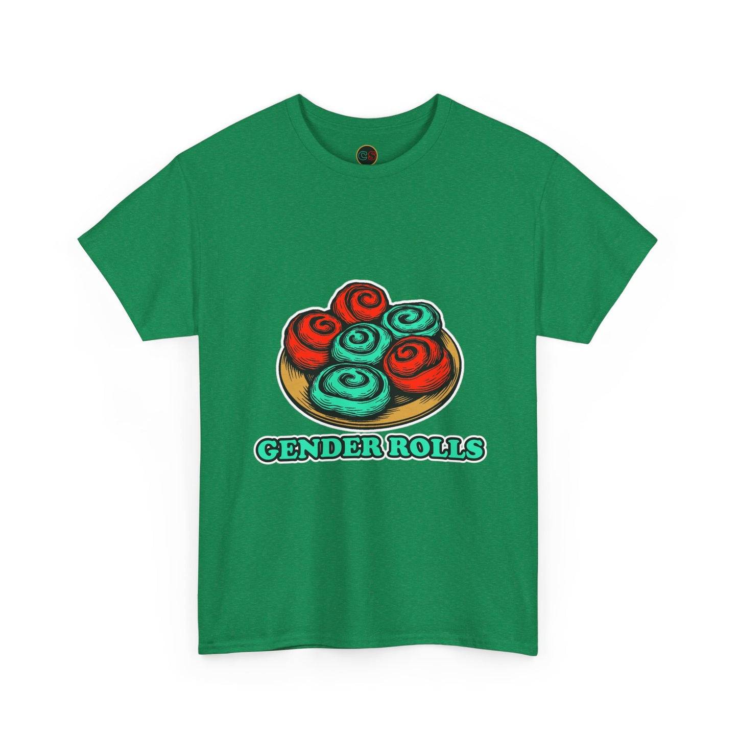Gender Rolls - Unisex Heavy Cotton Tee Cinema Siblings - Stranger Things Hated Gender Roles