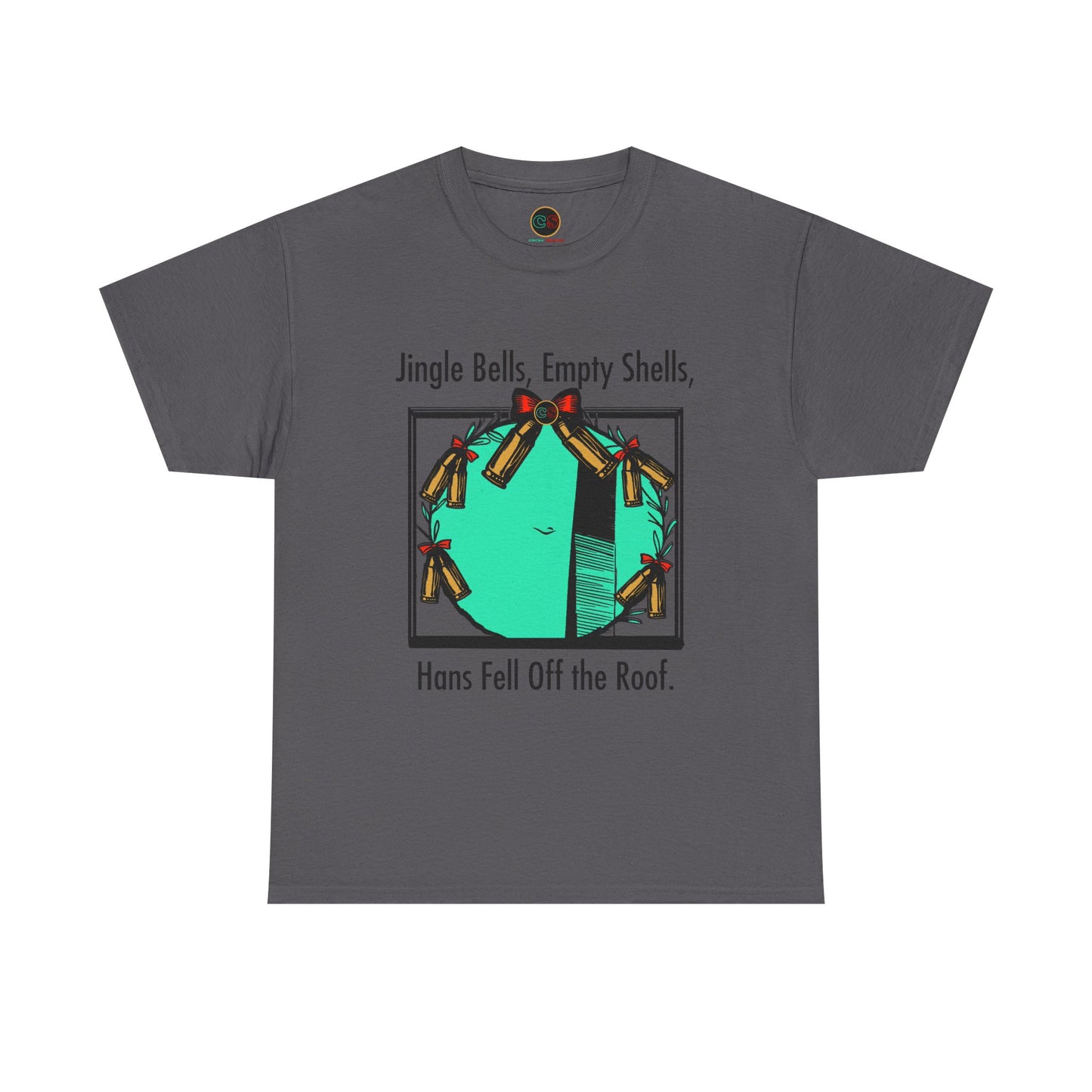 Jingle Shells Unisex Heavy Cotton Tee Cinema Siblings Episode Die Hard - Is Holly the Bad Guy?