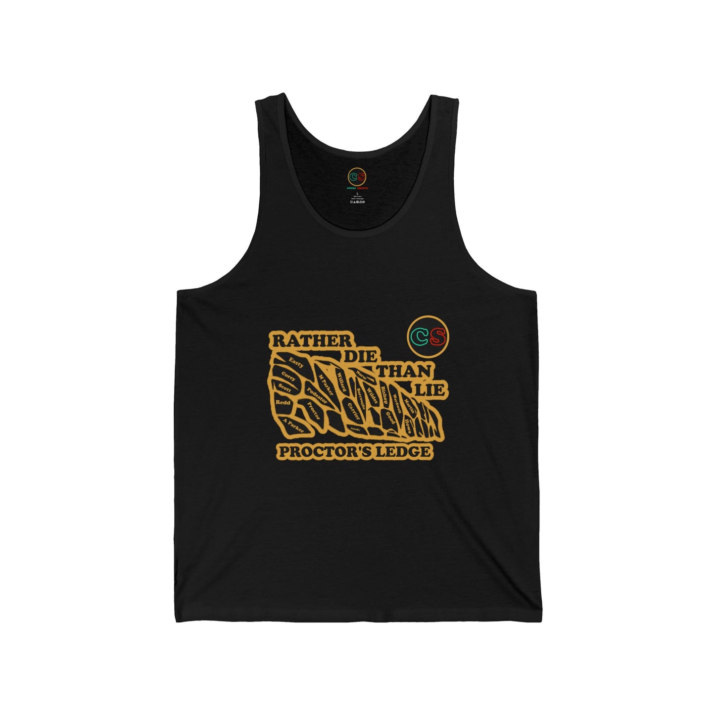Rather Die Than Lie Unisex Jersey Tank Cinema Siblings The Crucible - Social Contagion, Social Climbing or Simply Cowardice