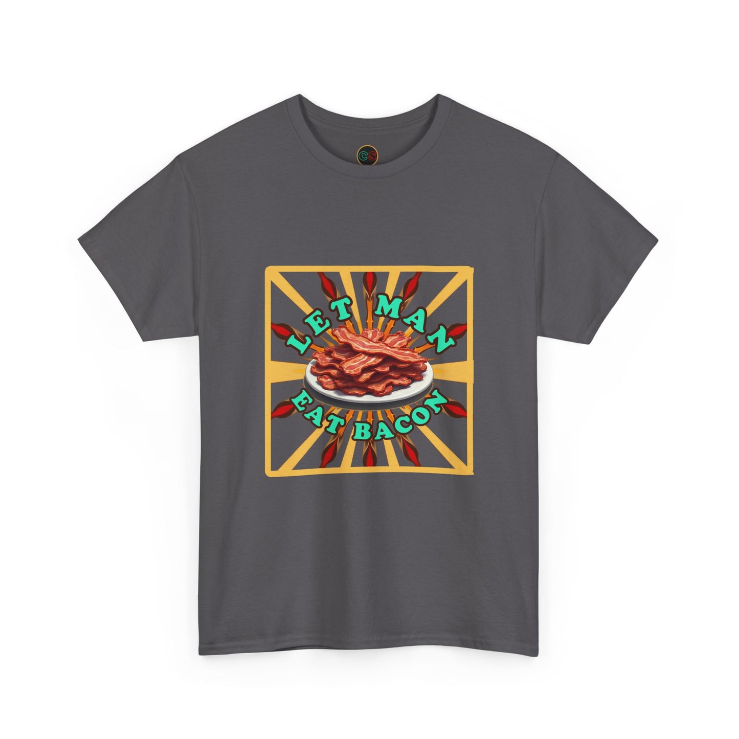 Let Man Eat Bacon - Unisex Heavy Cotton Tee Cinema Siblings - Stranger Things: Judging the Wheelers