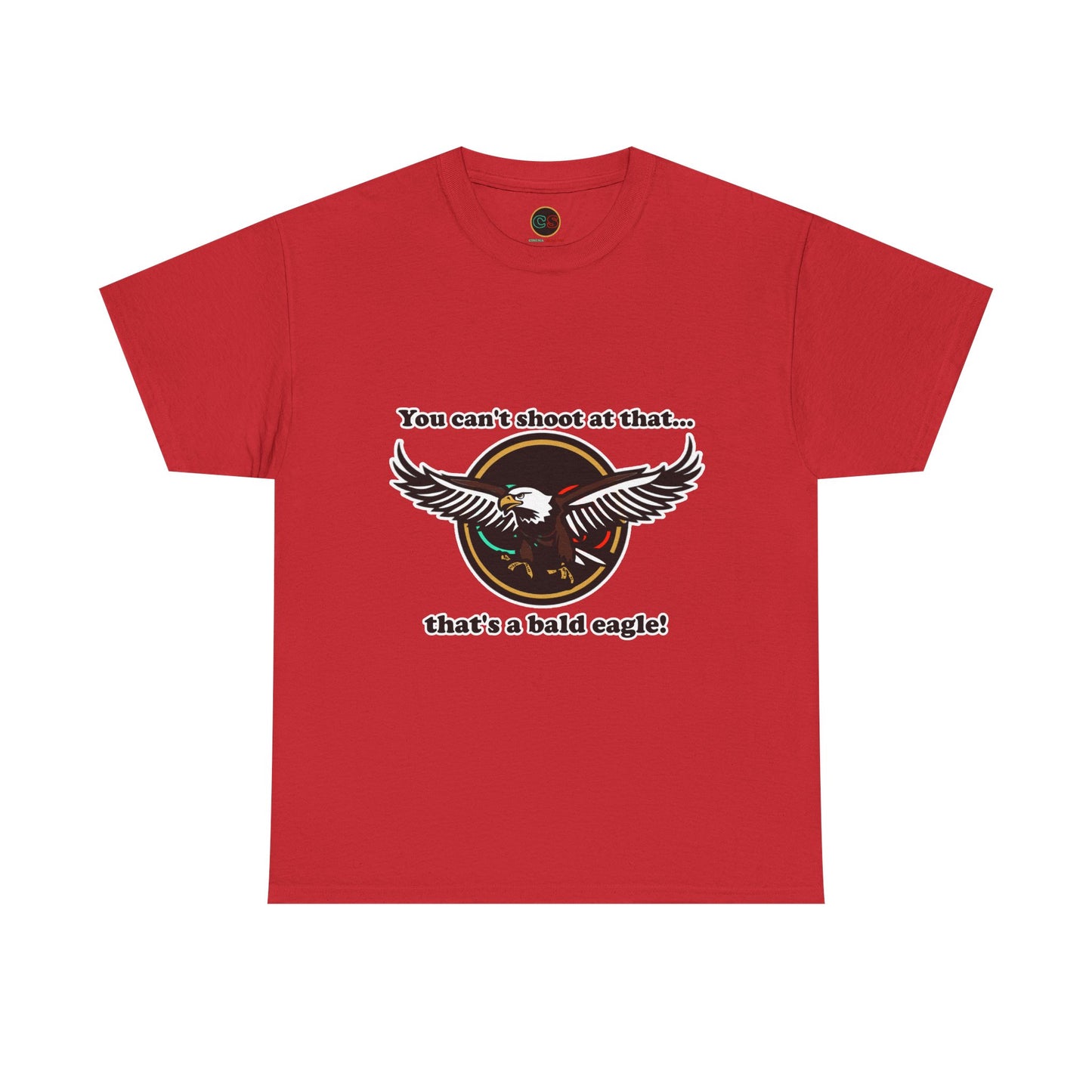 That's a Bald Eagle! Unisex Heavy Cotton Tee Cinema Siblings Peacemaker - Demeaning the Hero