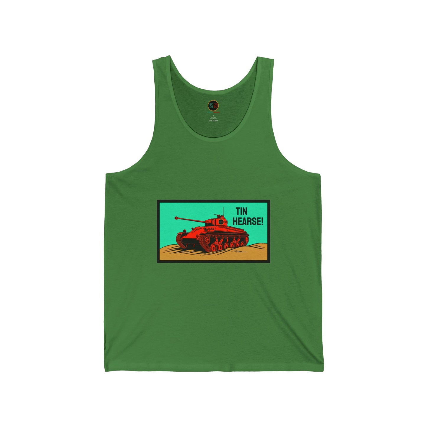 Tin Hearse! Unisex Jersey Tank Cinema Siblings Sahara (1942) - Moses or Aragon