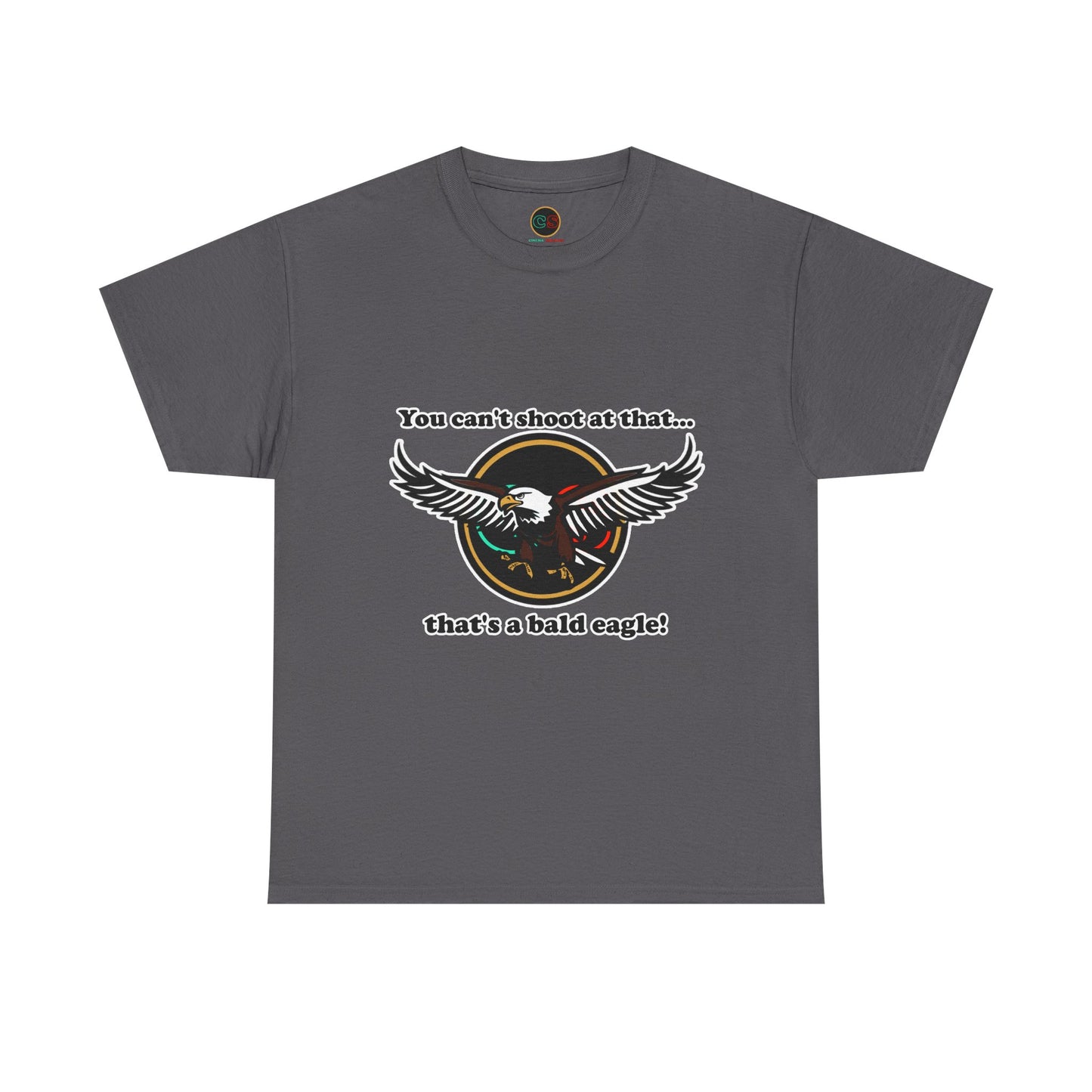 That's a Bald Eagle! Unisex Heavy Cotton Tee Cinema Siblings Peacemaker - Demeaning the Hero