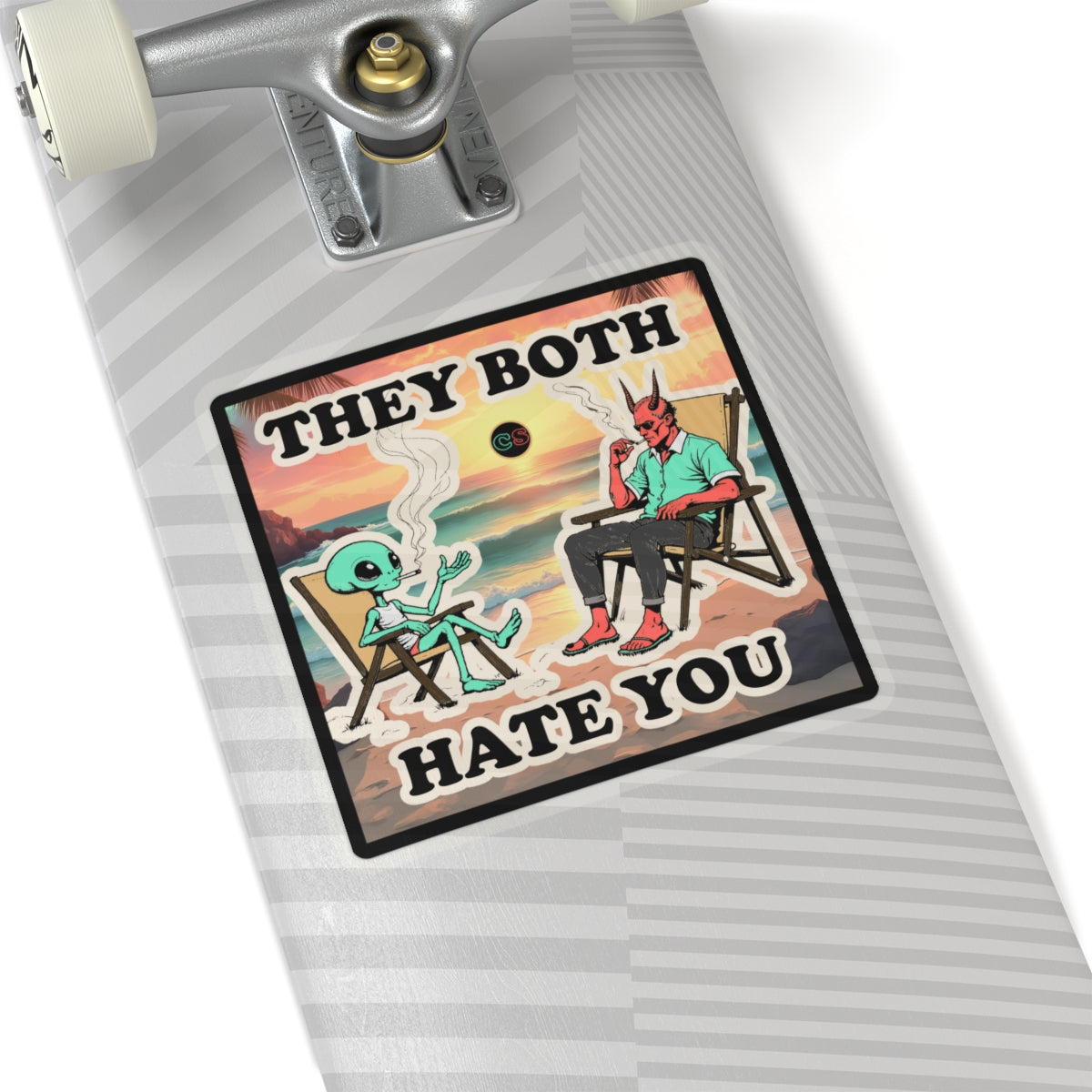 They Both Hate You - Cinema Siblings Stickers - Multiple Sizes - War Machine - Predictive Programming or Expensive Commercial?