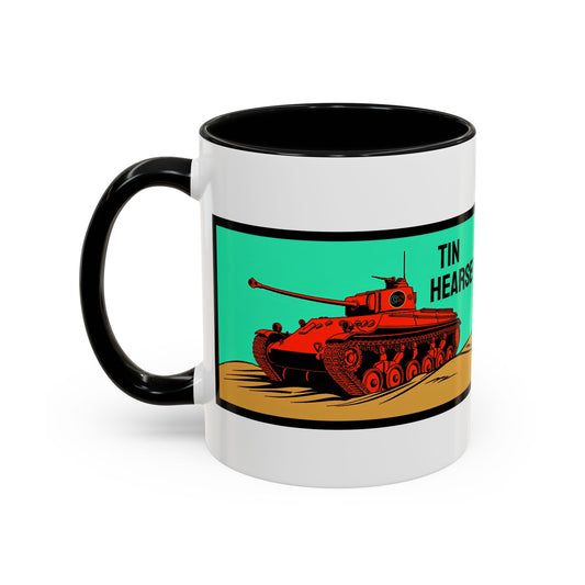 Tin Hearse! Coffee Mug (11, 15oz) Cinema Siblings Sahara (1942) - Moses or Aragon