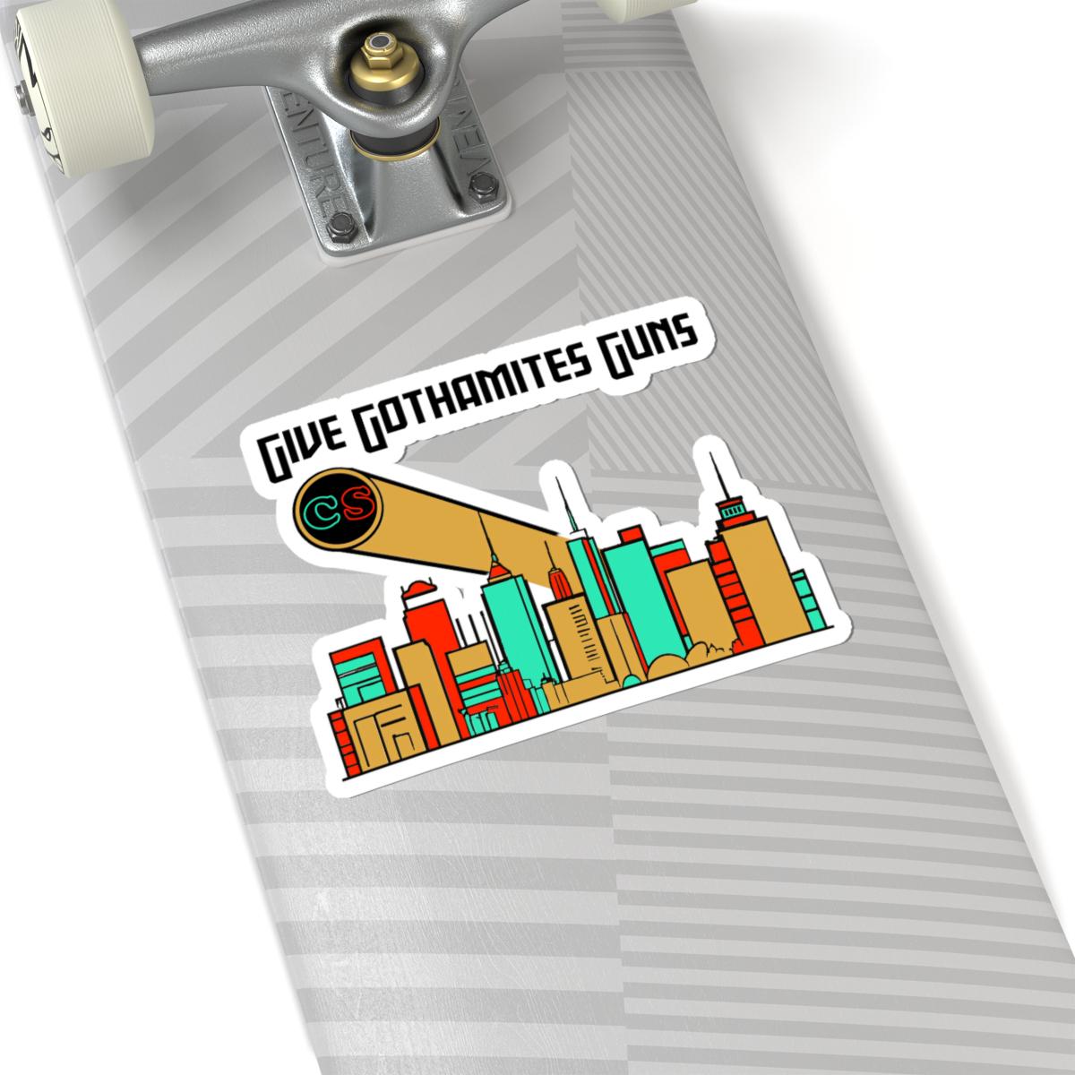 Give Gothamites Guns - Cinema Siblings Stickers - Multiple Sizes -  Episode Joker 2 - Martyring The Accidental Hero